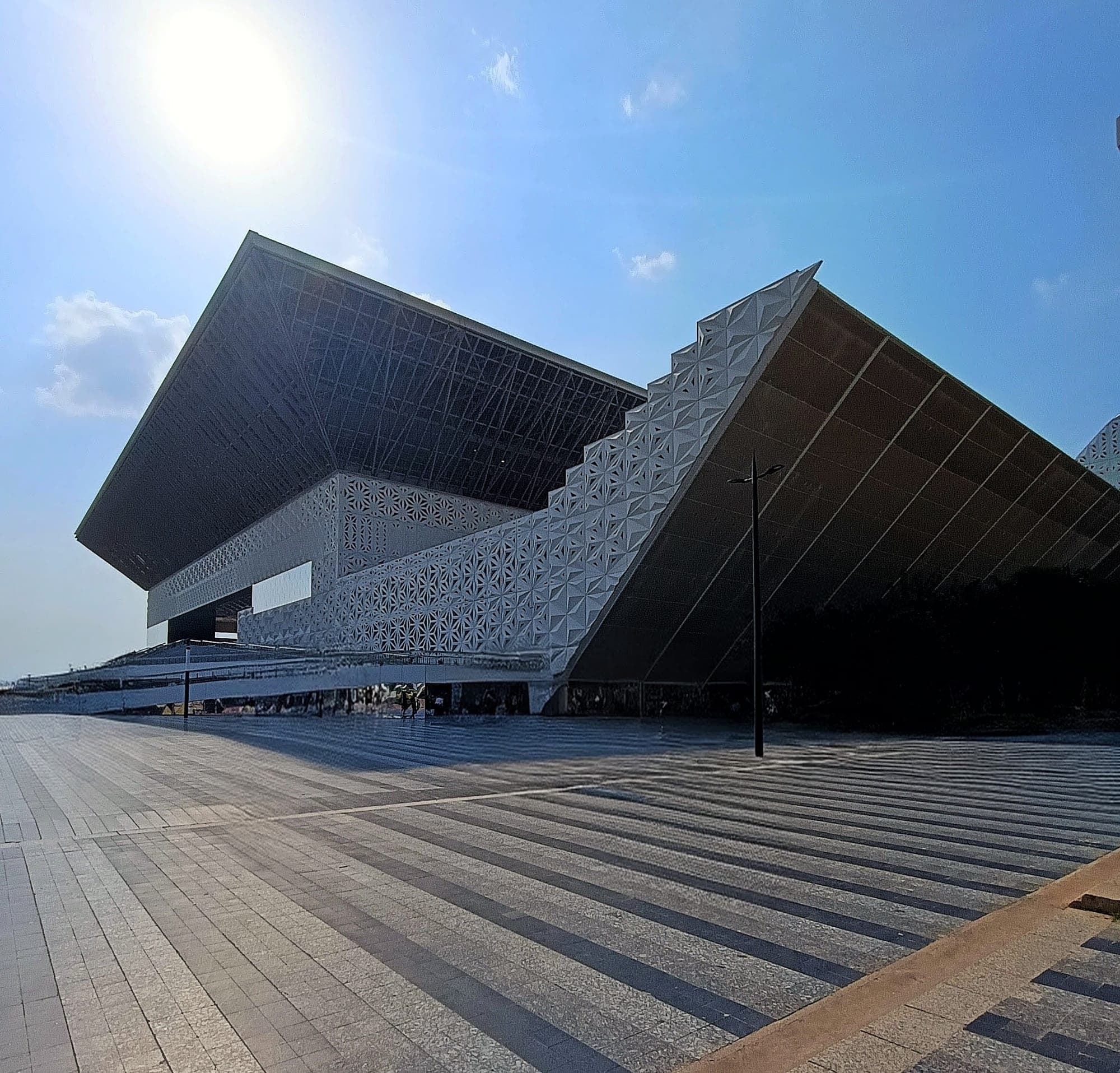 Yashobhoomi convention centre exterior, Dwarka, New Delhi